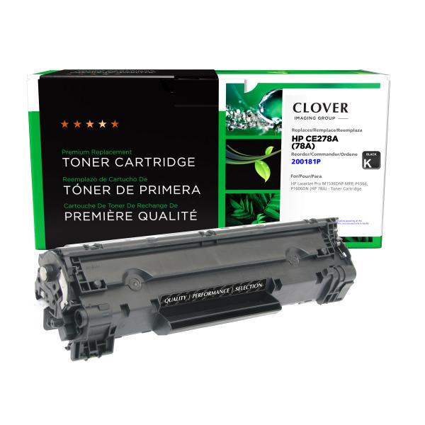 Clover Imaging Remanufactured Toner Cartridge for HP (CE278A) - Remanufactured Printer Cartridges